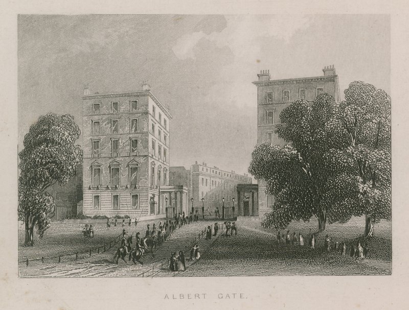 Albert Gate, Kensington Park, Londres de English School