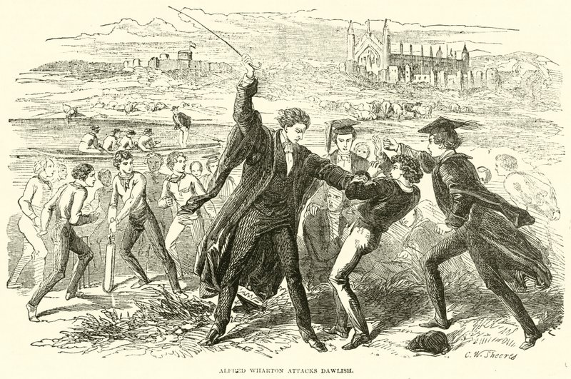 Alfred Wharton ataca a Dawlish de English School