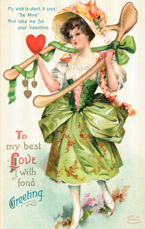 Tarjeta de San Valentín americana de English School