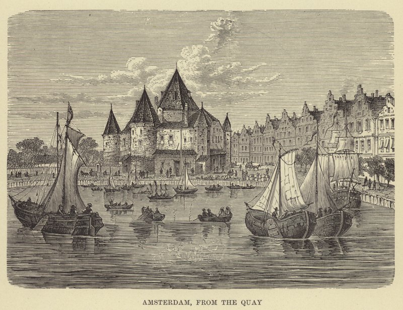 Ámsterdam, desde el muelle de English School