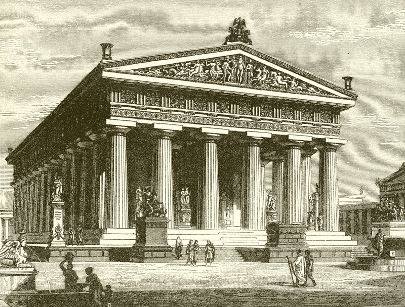 Un temprano templo dórico: El santuario de Poseidón en Paestum de English School