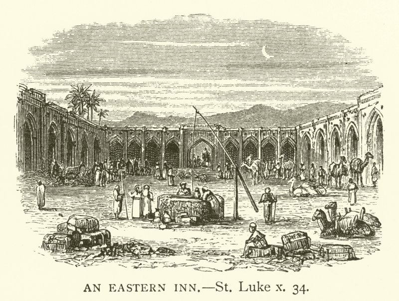 Una Posada Oriental, San Lucas, x, 34 de English School