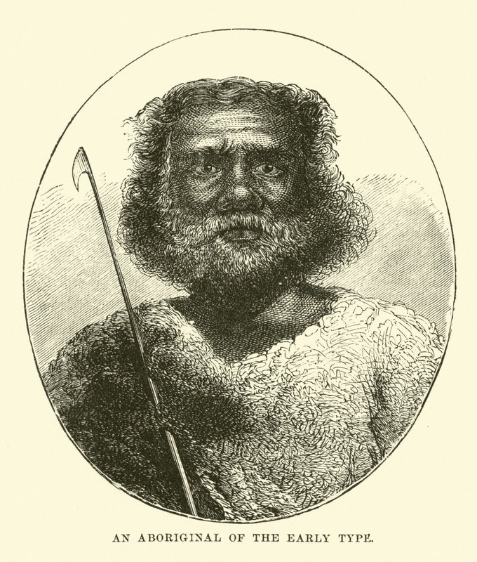 Un aborigen del tipo temprano de English School