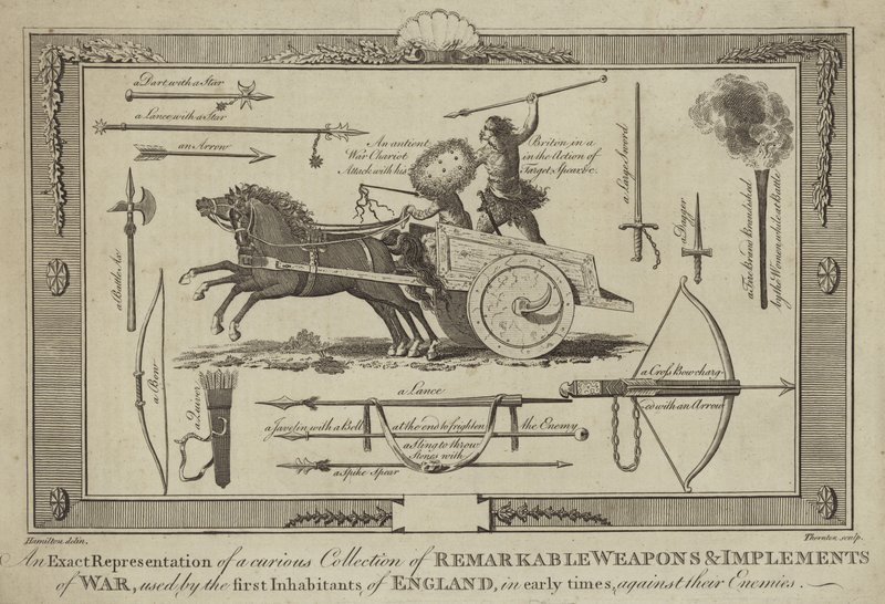 Una representación exacta de una curiosa colección de armas notables de English School