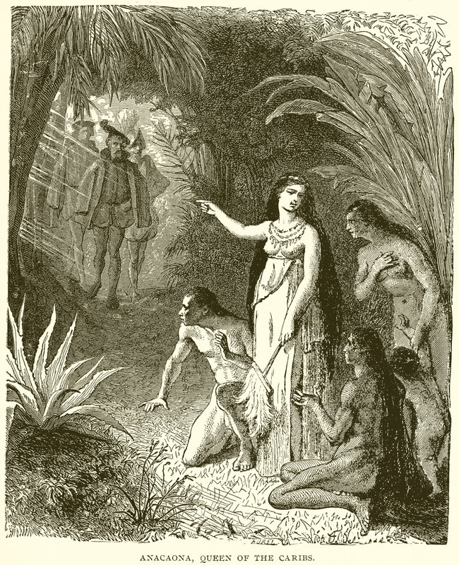 Anacaona, reina de los caribes de English School
