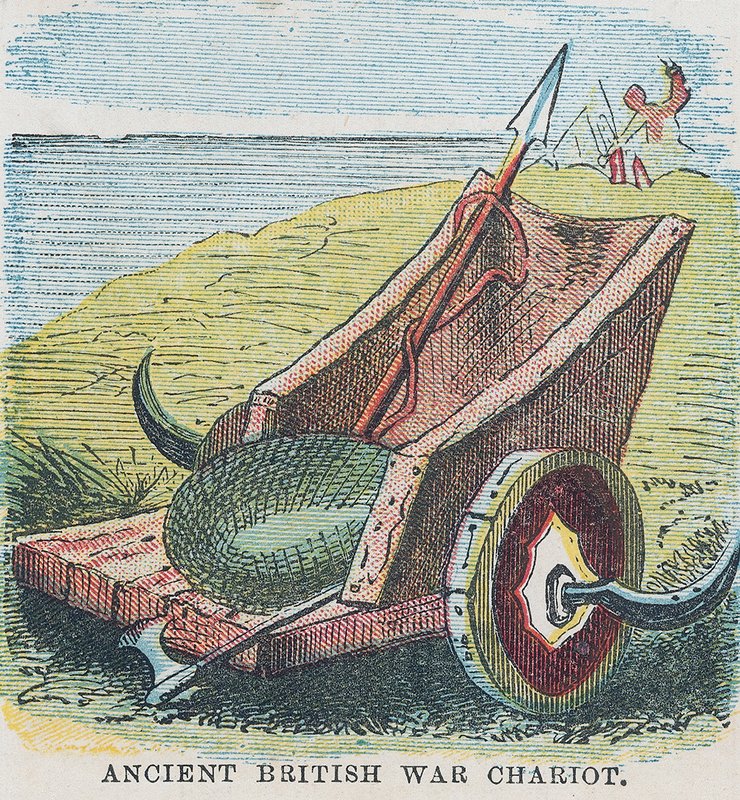 Carro de guerra británico antiguo de English School
