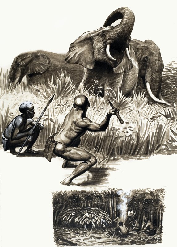 Pueblos antiguos del mundo: pequeños tramperos de la jungla de English School