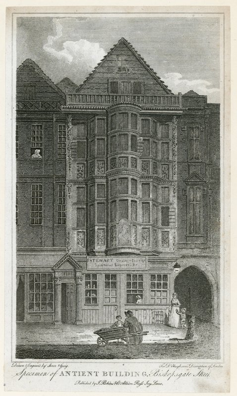 Edificio antiguo en Bishopsgate Street de English School
