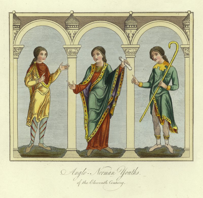 Jóvenes anglo-normandos del siglo XI de English School