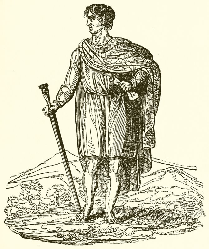 Hombre anglosajón de English School