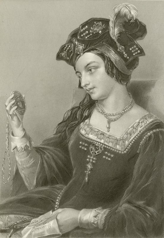 Ana Bolena, segunda esposa del rey Enrique VIII de English School