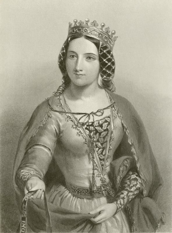 Ana de Warwick, reina del rey Ricardo III de English School
