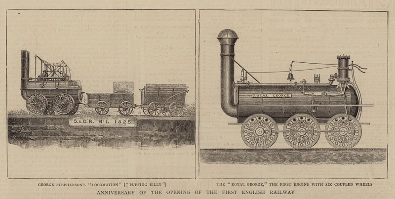 Aniversario de la apertura del primer ferrocarril inglés de English School