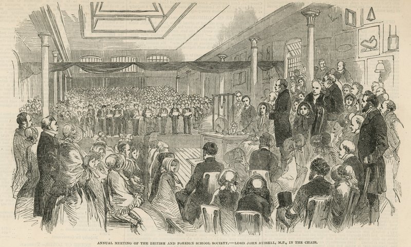 Reunión anual de la Sociedad Británica y Extranjera de Escuelas de English School