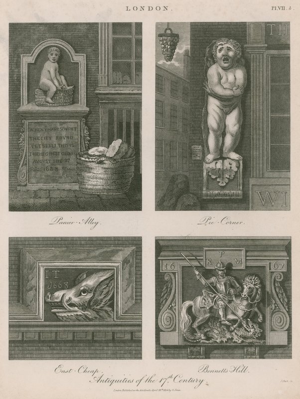 Antigüedades del siglo XVII de English School