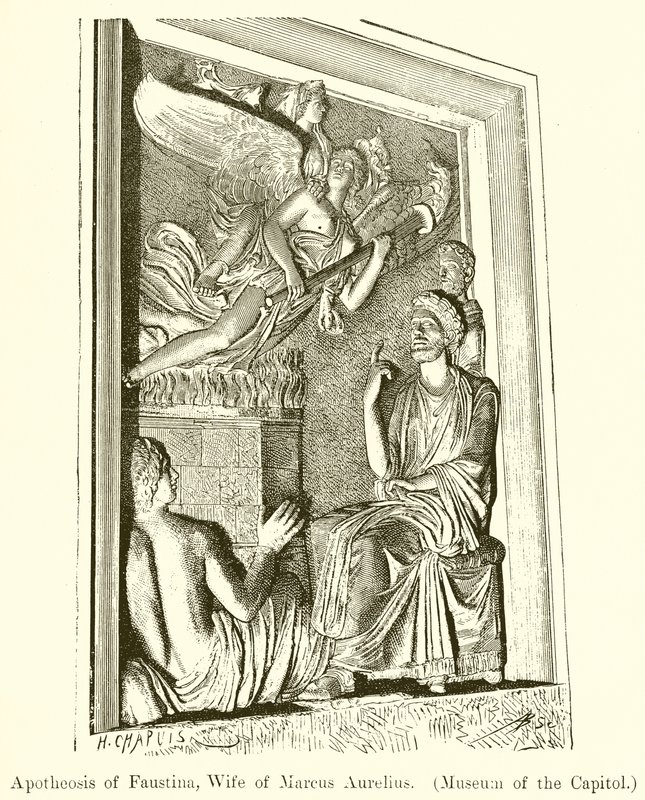 Apoteosis de Faustina, Esposa de Marco Aurelio. (Museo del Capitolio) de English School