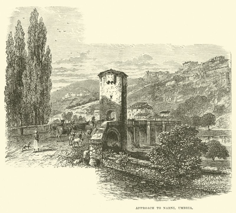 Entrada a Narni, Umbría de English School