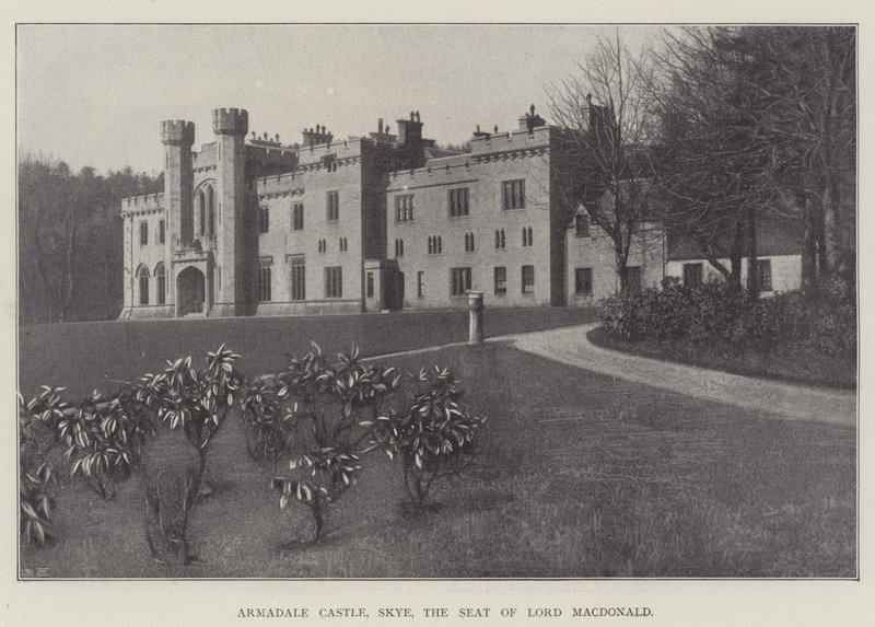 Castillo de Armadale, Skye, la residencia de Lord Macdonald de English School