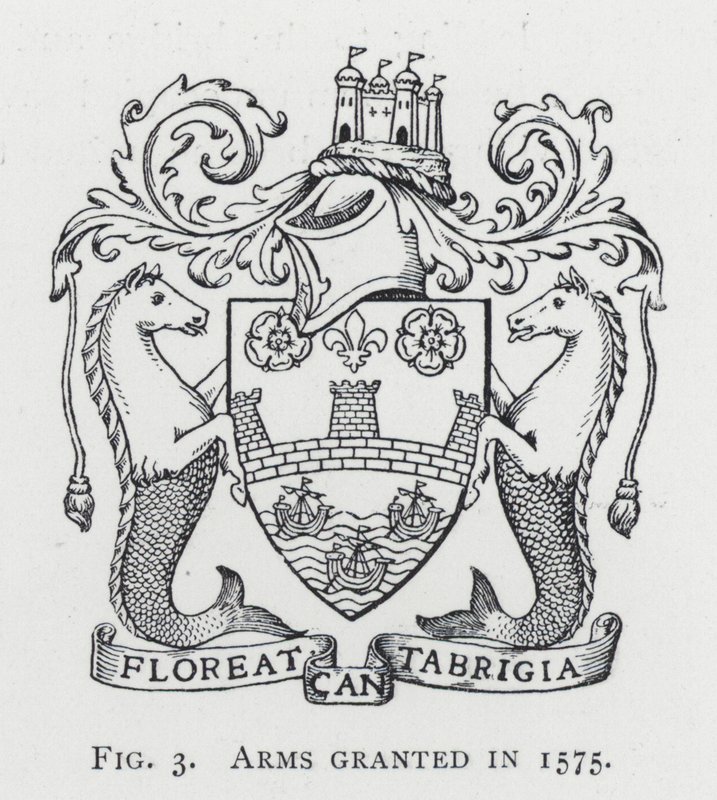 Escudos otorgados en 1575 de English School