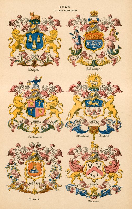 Escudos de las compañías de la ciudad de English School