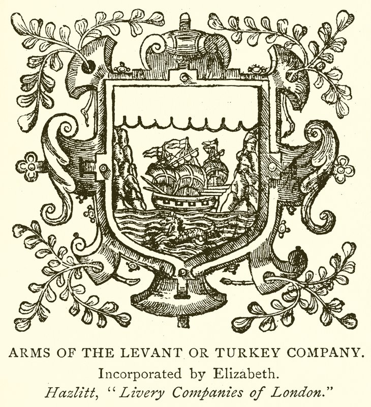 Escudo de la Compañía del Levante o Turquía de English School