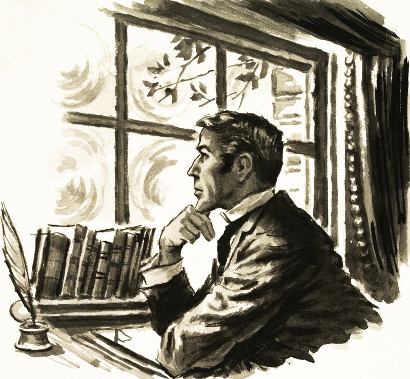 Arnold Bennett: una escena de Un hombre del norte de English School