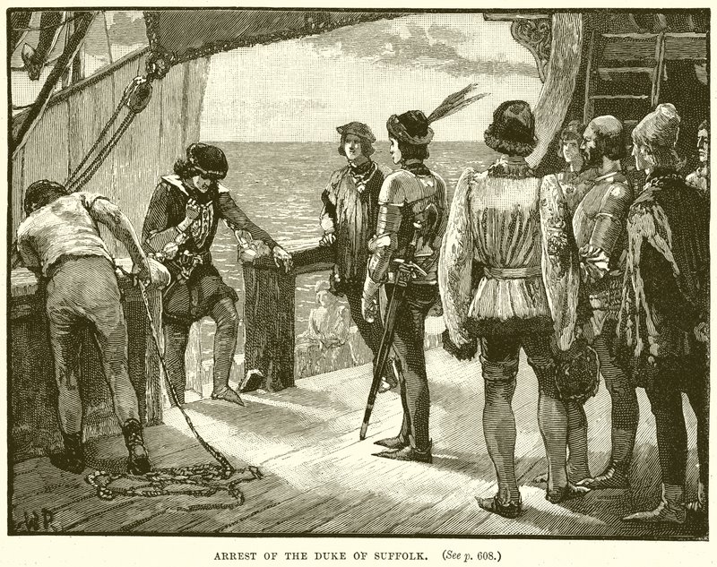 Arresto del Duque de Suffolk de English School
