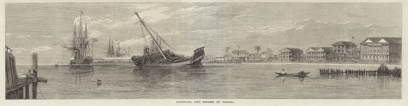 Ciudad de Aspinwall en el Istmo de Panamá de English School