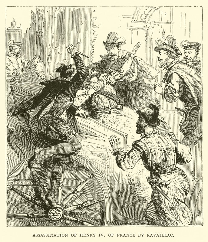 Asesinato de Enrique IV de Francia por Ravaillac de English School