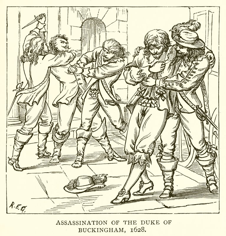 Asesinato del Duque de Buckingham, 1628 de English School