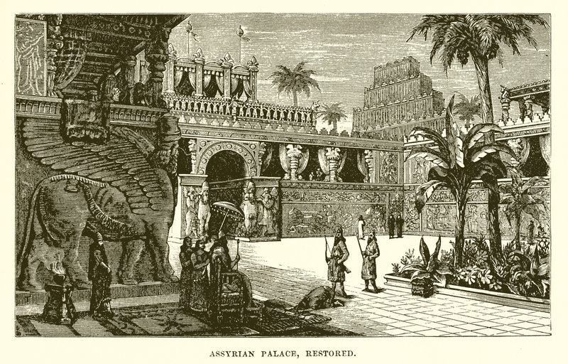 Palacio asirio, restaurado de English School