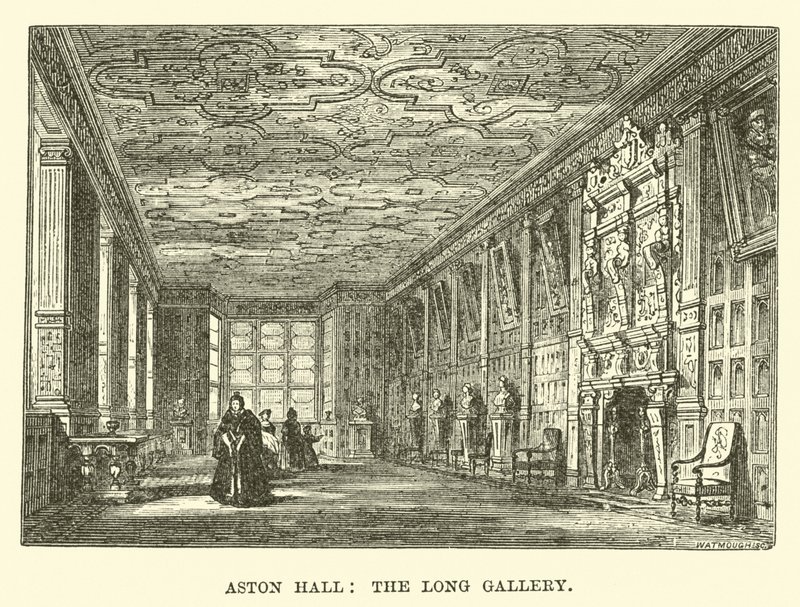 Aston Hall, la Galería Larga de English School