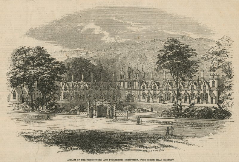 Asilo de la Institución de Pescaderos y Polleros, Wood Green de English School