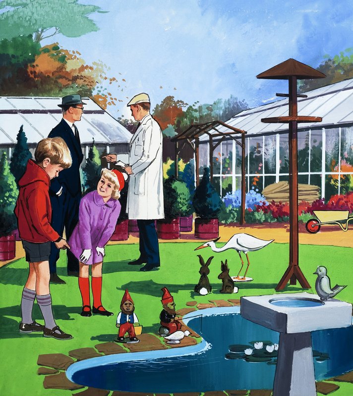 En el centro de jardinería de English School