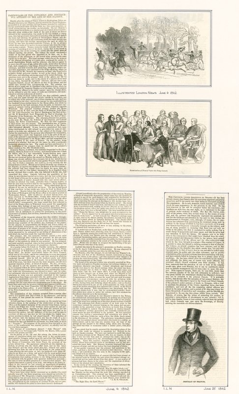 Intento de asesinato de la Reina Victoria, 1842 de English School