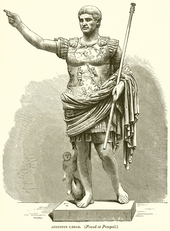 Augusto César. (Encontrado en Pompeya) de English School