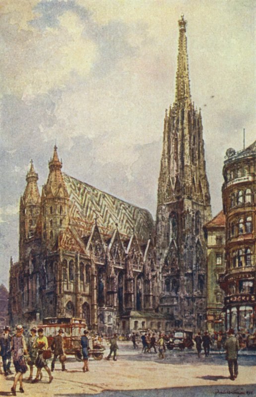 Austria: Catedral de San Esteban, Viena de English School