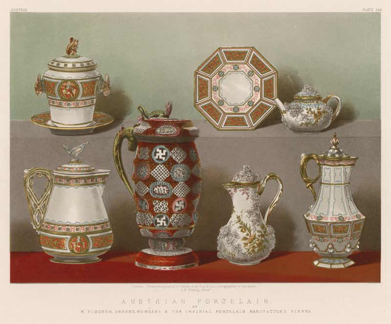 Porcelana austriaca de English School