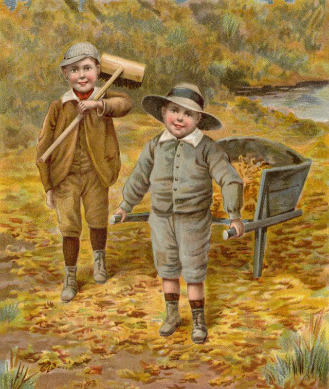 Hojas de otoño de English School