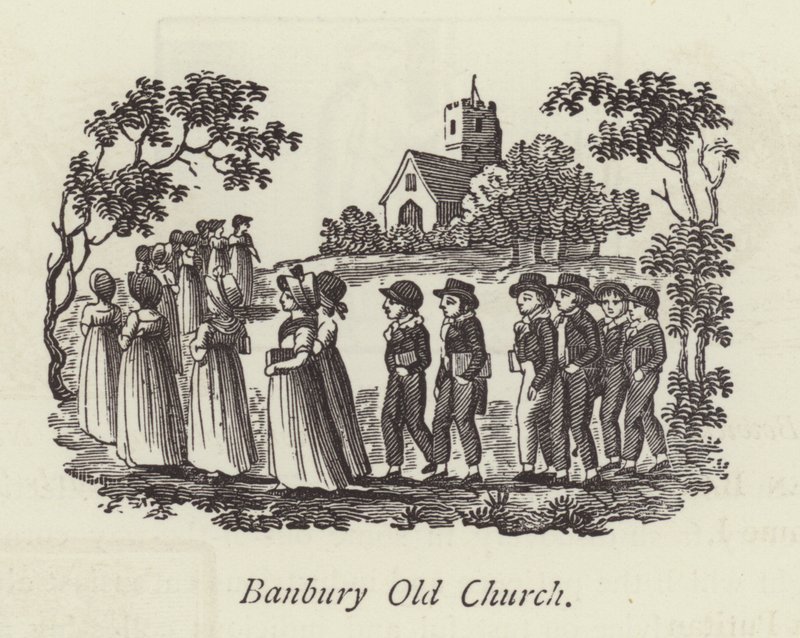 Iglesia vieja de Banbury de English School