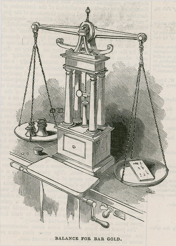 Banco de Inglaterra, Oficina de Bullion y Sala de Pesaje de Oro de English School