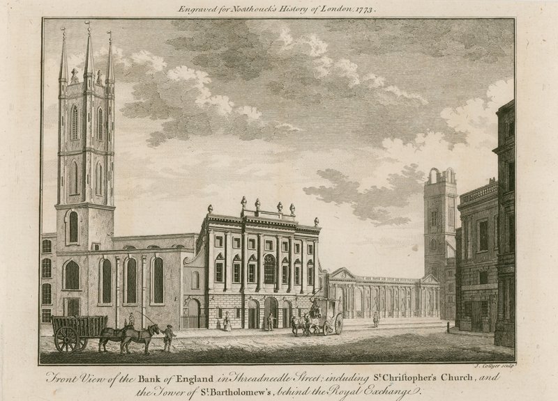 Banco de Inglaterra, Ala Este añadida por Sir Robert Taylor, 1765 de English School