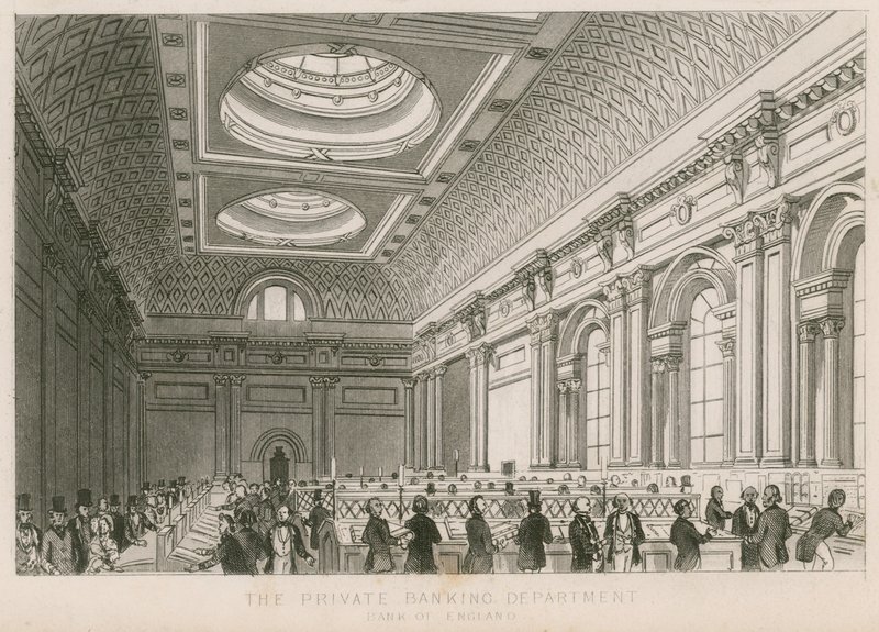 Banco de Inglaterra, El Departamento de Banca Privada de English School