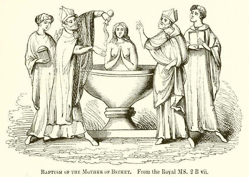 Bautismo de la madre de Becket de English School