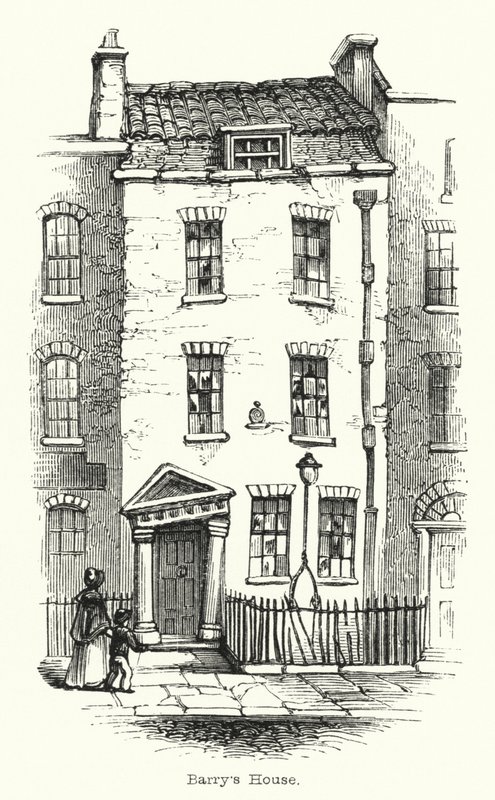 Casa de Barry (grabado) de English School