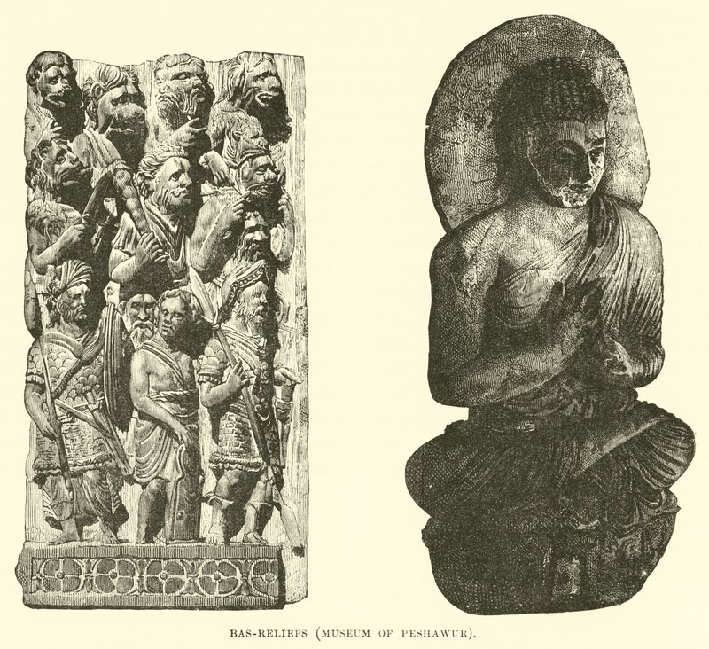 Bajorrelieves, Museo de Peshawur de English School
