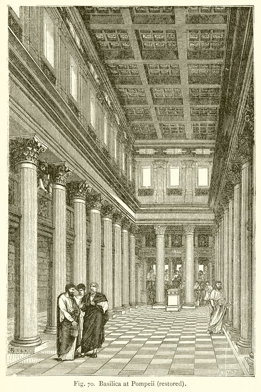 Basílica en Pompeya (restaurada) de English School