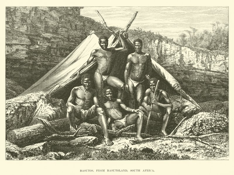 Basutos, de Basutolandia, Sudáfrica de English School
