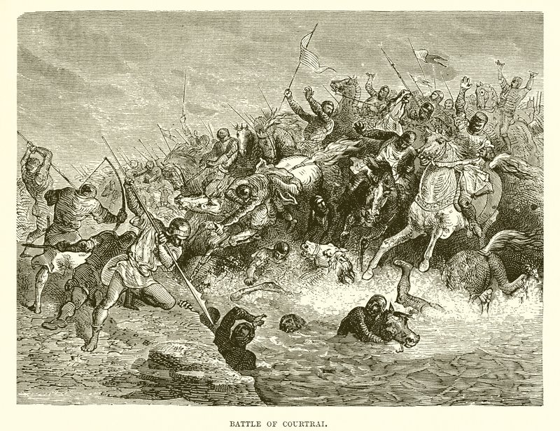 Batalla de Courtrai de English School