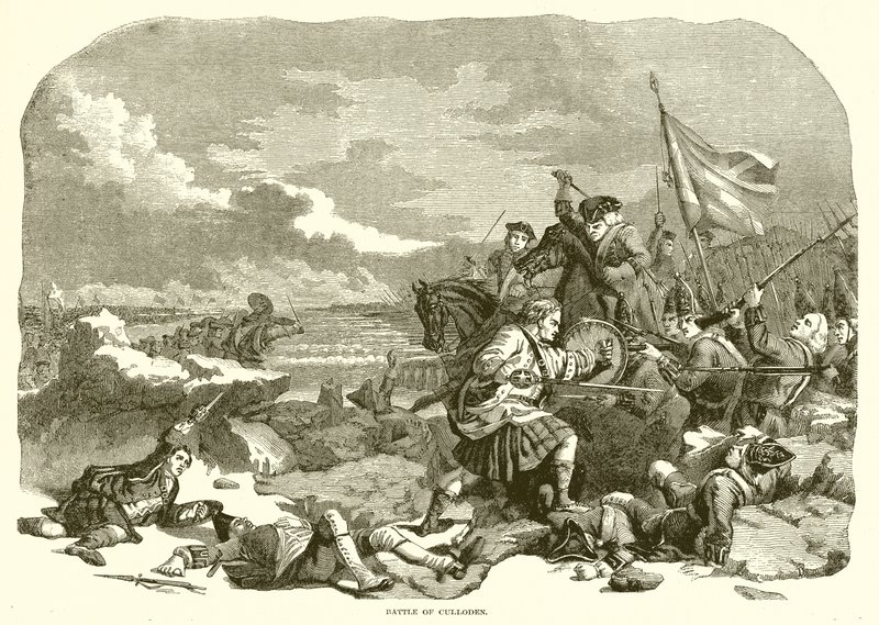 Batalla de Culloden de English School